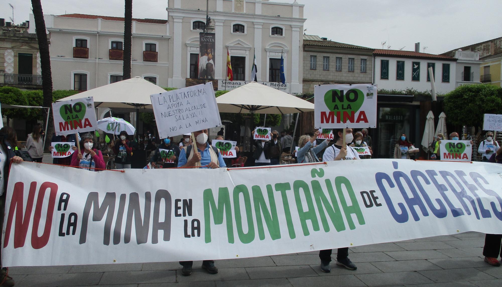 Mina litio Cáceres Salvemos la montaña